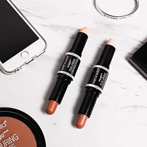 wet n wild MegaGlo Dual-Ended Contour Stick, Light Medium, Cruelty-Free | Metallic Finish thumbnail 3