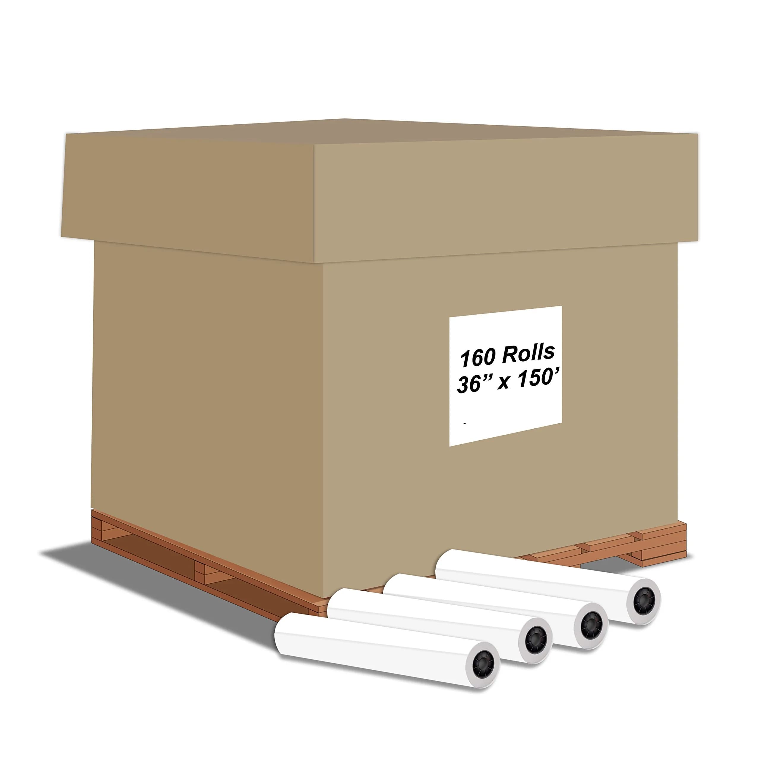 Alliance Wide Format Paper CAD Bond Rolls 36 In x 150 Ft | Optimized for Inkjet Printers — 36 In x 150 Ft | 2" Core / 20lb | 160 Rolls