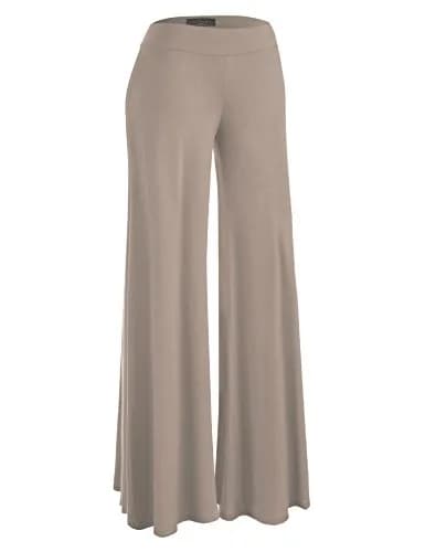 Made By Johnny Womens Wide Leg Palazzo Lounge Pants Medium | Casual Chic Comfort thumbnail 3