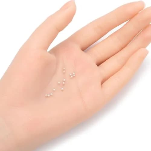 Adabele 100pcs Sterling Silver 2mm Round Beads | Hypoallergenic & Heirloom-Quality Jewelry Components thumbnail 2