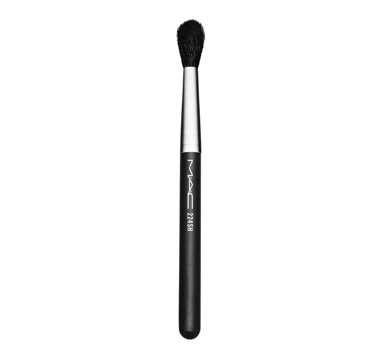 MAC Eyeshadow Brush 224SH | Tapered Blending, Synthetic, Cruelty-Free, Black — Black