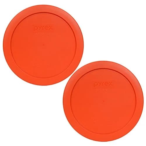 Pyrex 7201-PC Pumpkin Orange Lid 950ml (4 Cup) | BPA-Free Plastic Food Storage Replacement Cover thumbnail 1
