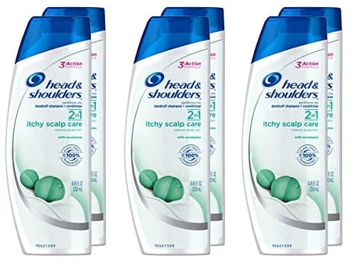 Head & Shoulders Itchy Scalp Care Eucalyptus 2-in-1 Shampoo + Conditioner 250ml (8.45 Fl Oz) | Anti-Dandruff Relief thumbnail 1