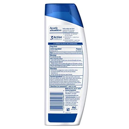 Head & Shoulders Itchy Scalp Care Eucalyptus 2-in-1 Shampoo + Conditioner 250ml (8.45 Fl Oz) | Anti-Dandruff Relief thumbnail 2