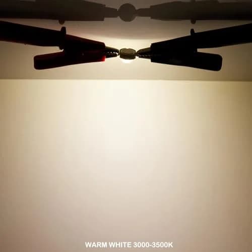 CHANZON 10 pcs High Power LED Chip 3W Warm White 3000K - 3500K | 260-280LM, 120-140° Angle, Copper Frame thumbnail 6