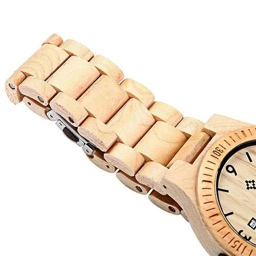 BEWELL ZS-W086B Men's Wooden Watch | 4.2 cm Case | 2.2 cm Band Width thumbnail 6