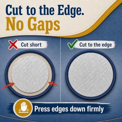 Badge Magic Patch Adhesive – No Sew, No Iron Fabric Tape for Patches & Badges (3 Sheets) | DIY Uniforms & Backpacks thumbnail 4