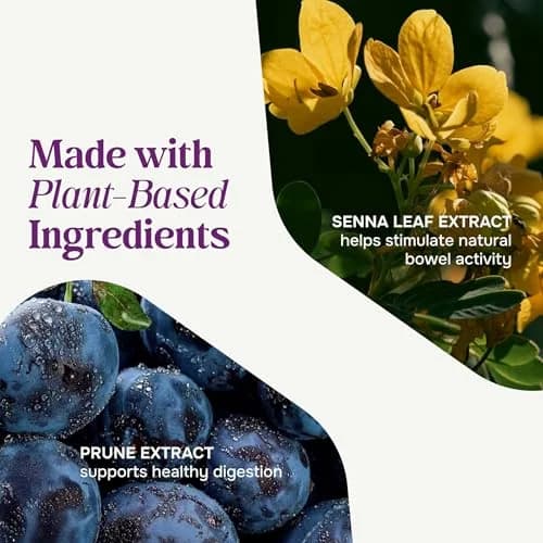 Prunelax Ciruelax Maximum Relief Laxative Tablets with Natural Senna for Occasional Constipation, Senna Extract, Vegan & Gluten-Free, Gentle Overnight Relief - 100ct thumbnail 6