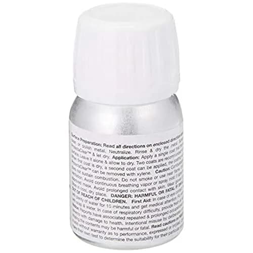 ProtectaClear Clear Protective Coating for Metal 1 oz (29.57 ml) | Seals Jewelry & Stops Skin Allergies thumbnail 2