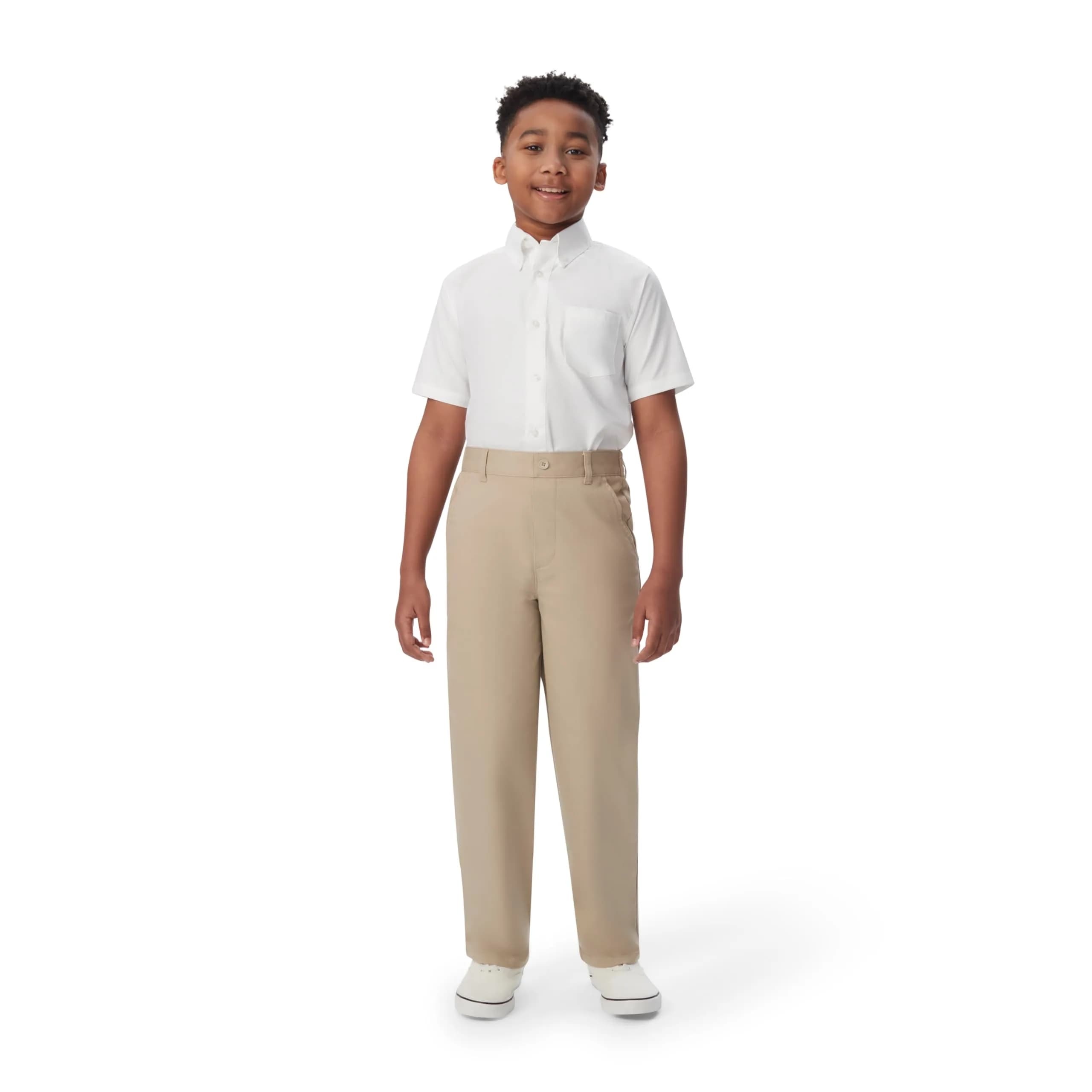 French Toast Boys Relaxed Fit Khaki School Uniform Pant 20 | Durable & Comfortable