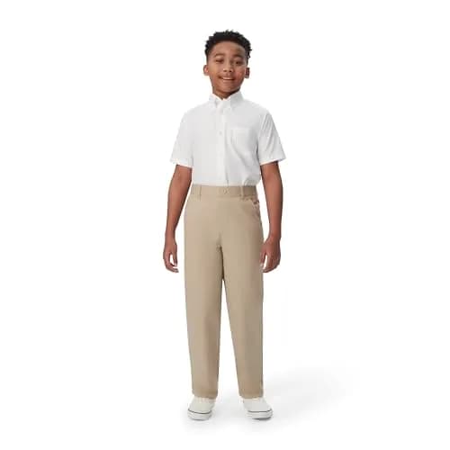 French Toast Boys Relaxed Fit Khaki School Uniform Pant 20 | Durable & Comfortable thumbnail 1