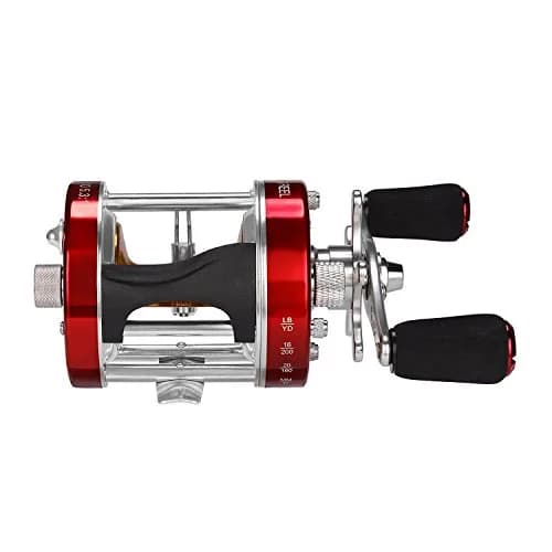 KastKing Rover Round Baitcasting Fishing Reel 60 Size Right Red 0.44 kg (15.5 oz) | Durable & Powerful for Freshwater and Saltwater thumbnail 3