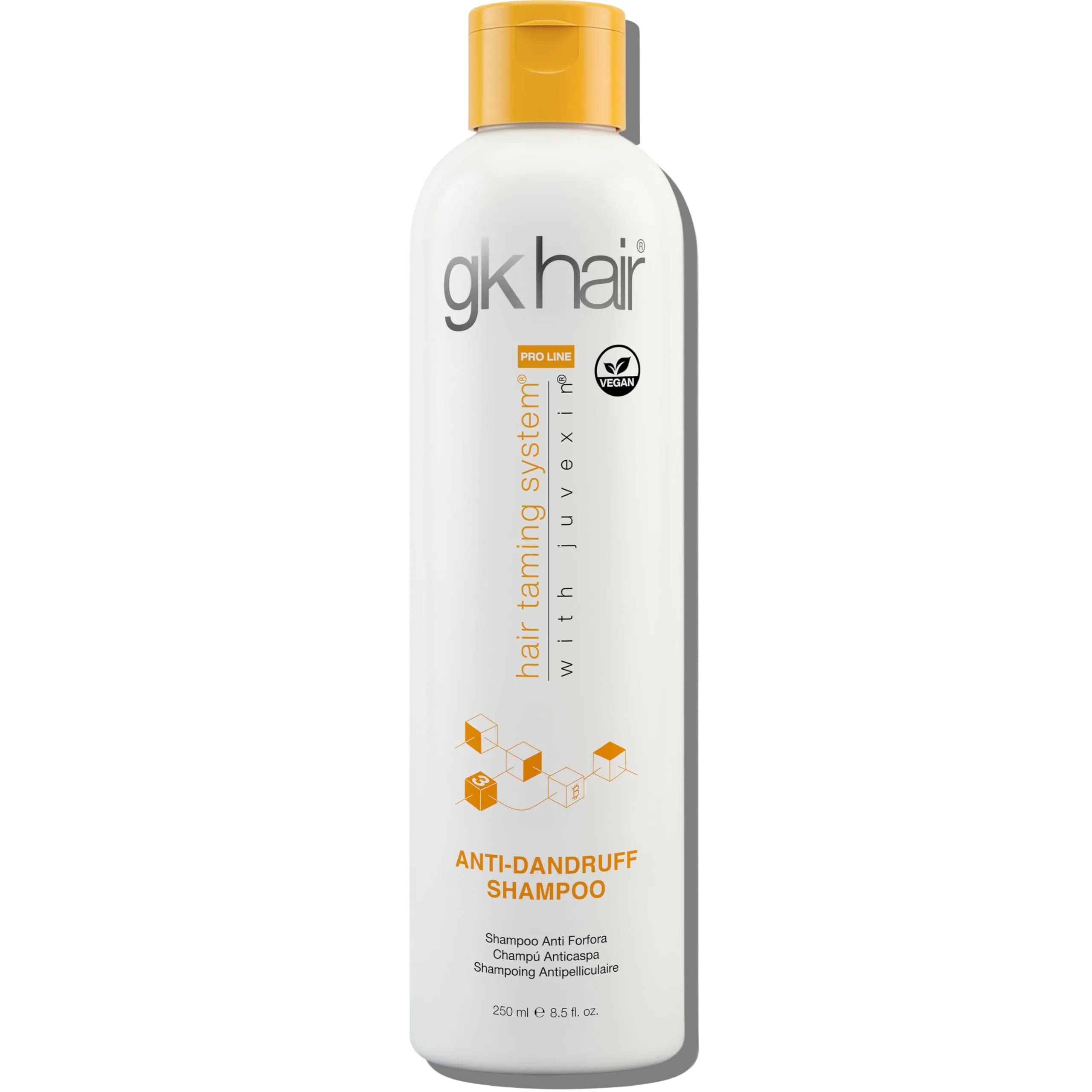 GK HAIR Anti Dandruff Shampoo 8.5 Fl Oz | Fast Relief & Scalp Care for All Hair Types - main product image