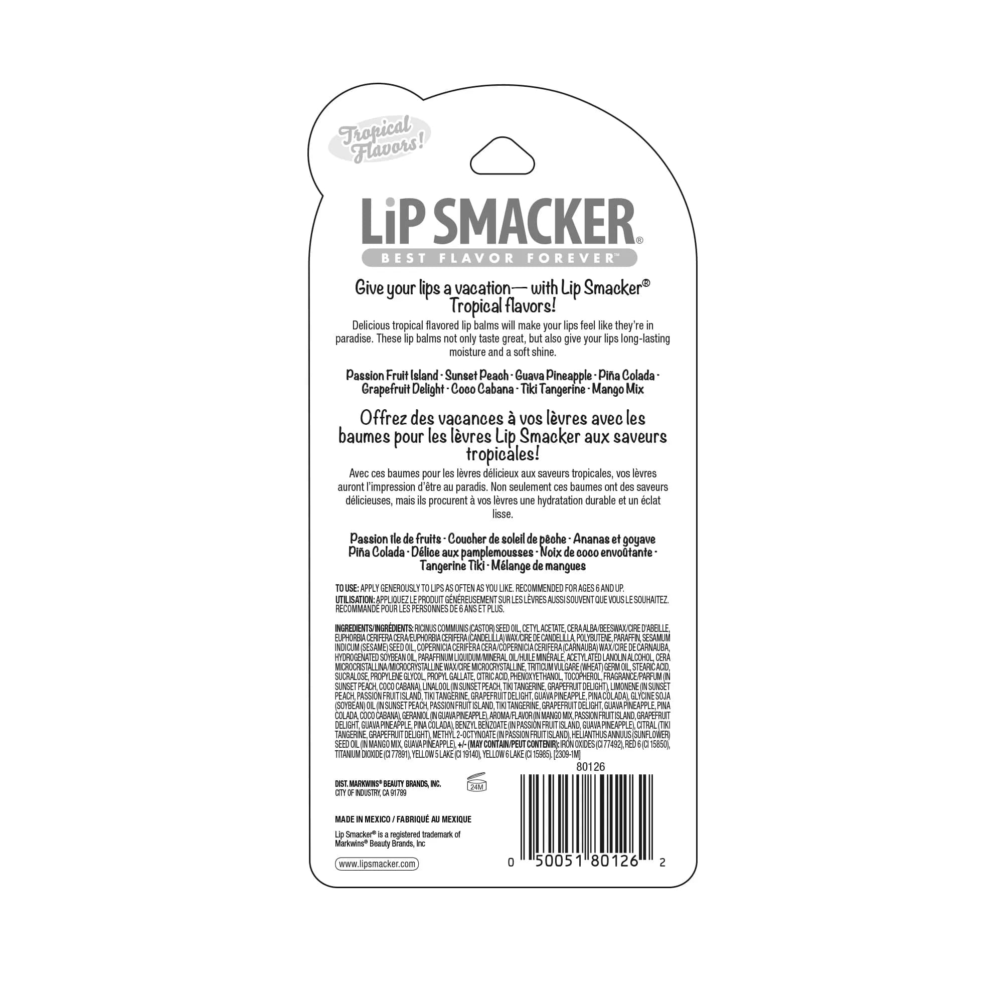 Lip Smacker Disney Princess Flavored Lip Balm Party Pack 8 Count | Moisturizing, Smoothing, Soft Shine - view 3