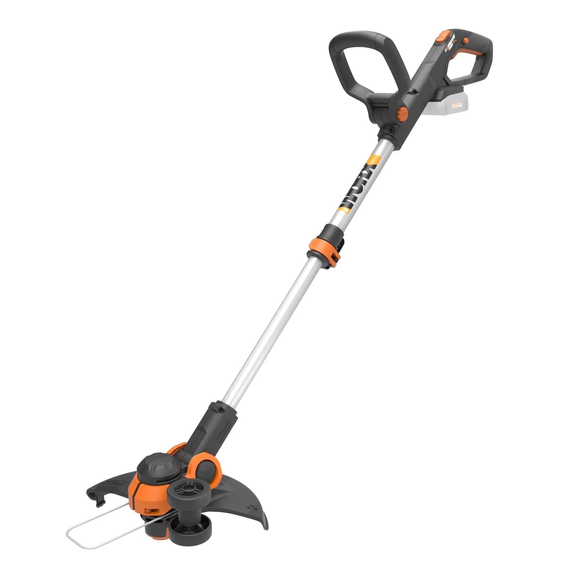 WORX WG931 20V Cordless String Trimmer, 360 CFM Blower & 22" Hedge Trimmer Combo Kit | 2 Batteries Included — Black and Orange