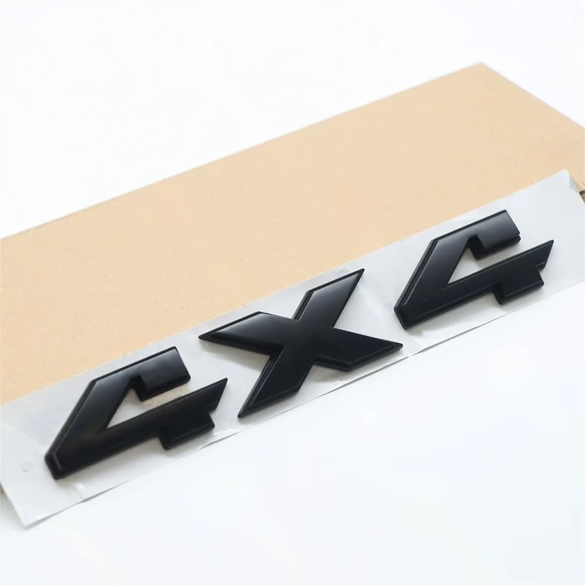 Yoaoo Vehicle Emblem 4x4 Badge 8.5" x 1.5" | Matte Black OEM 2007-2018 — Matte Black