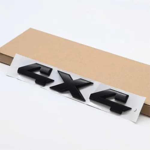 Yoaoo Vehicle Emblem 4x4 Badge 8.5" x 1.5" | Matte Black OEM 2007-2018 thumbnail 2