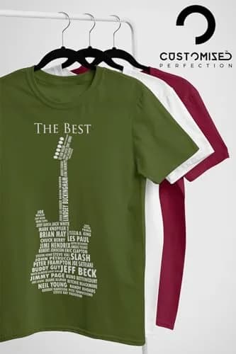 Customised Perfection Guitar Legends 1959 American Standard Stratocaster T-Shirt | Classic Rock & Blues Tribute (70-120 chars) thumbnail 4