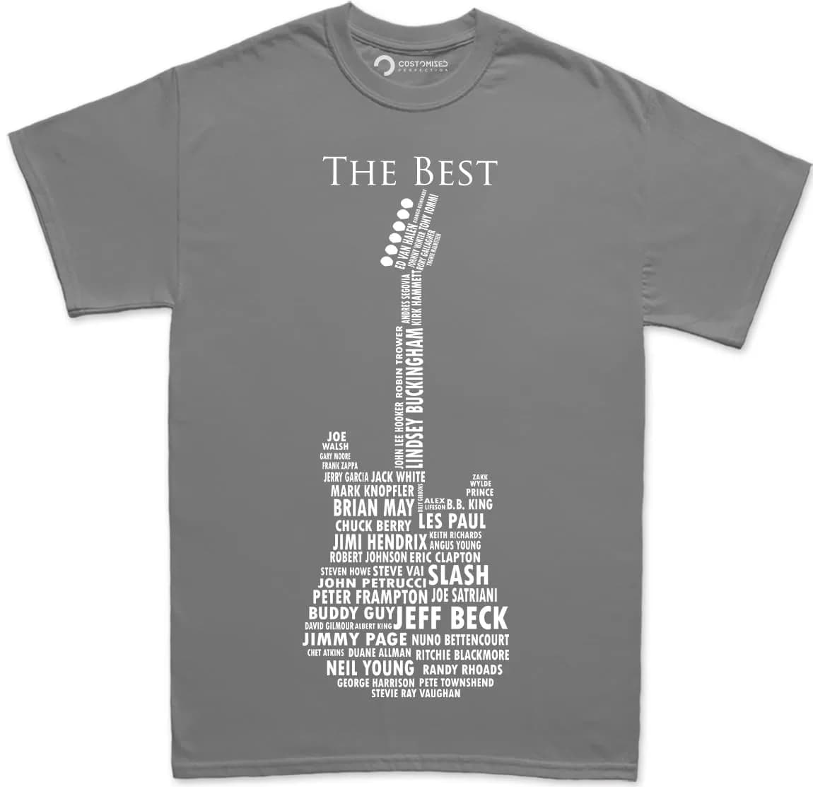 Customised Perfection Guitar Legends 1959 American Standard Stratocaster T-Shirt | Classic Rock & Blues Tribute (70-120 chars)