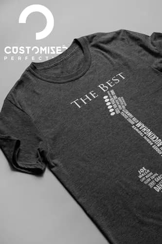 Customised Perfection Guitar Legends 1959 American Standard Stratocaster T-Shirt | Classic Rock & Blues Tribute (70-120 chars) thumbnail 3