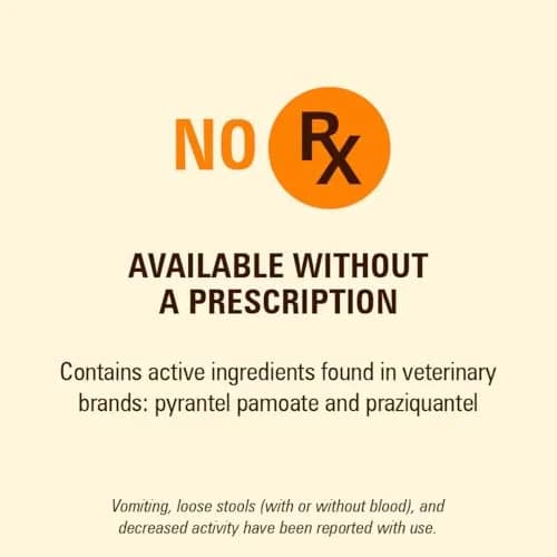 WORM X PLUS 7 Way De-Wormer Chewables for Dogs 6 Count | Broad Spectrum Tapeworm & Hookworm Control thumbnail 2