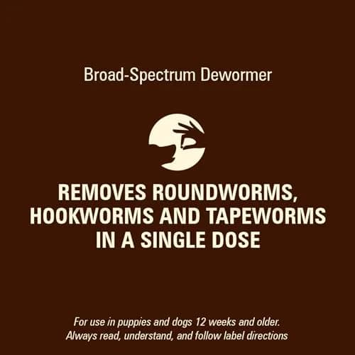 WORM X PLUS 7 Way De-Wormer Chewables for Dogs 6 Count | Broad Spectrum Tapeworm & Hookworm Control thumbnail 4