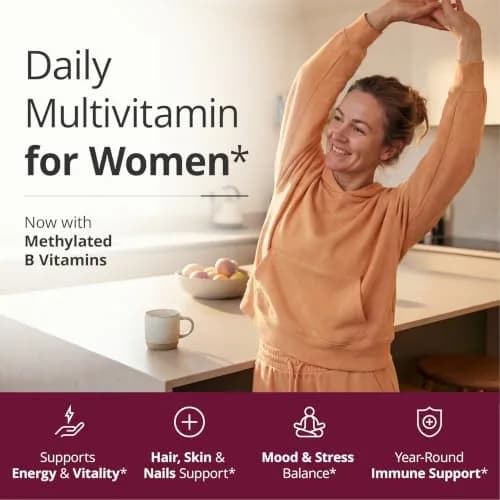 Vimerson Health Women's Multivitamin 60 Capsules | Methylated B Vitamins, Chelated Minerals, Bioavailable D3 for Focus & Energy thumbnail 4