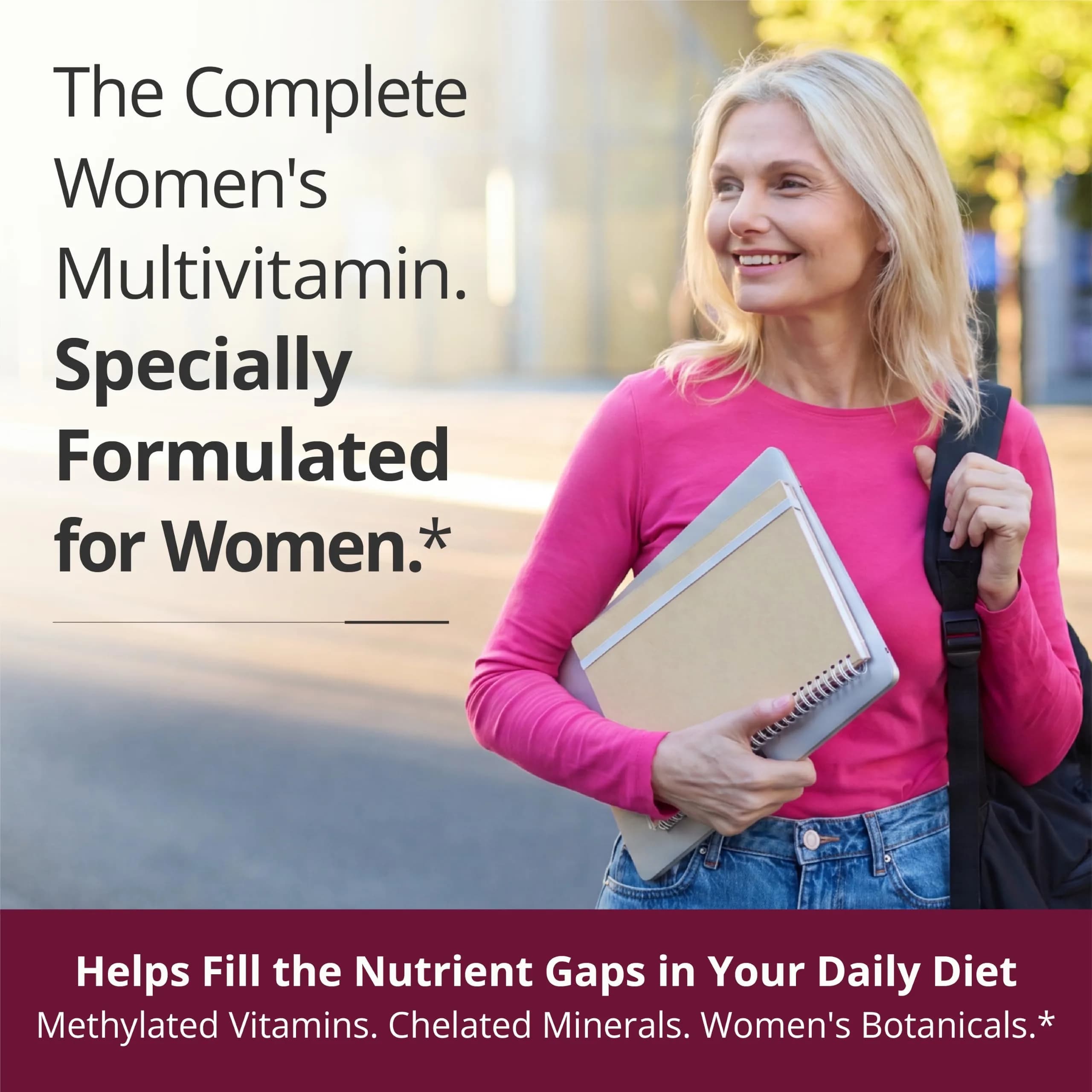 Vimerson Health Women's Multivitamin 60 Capsules | Methylated B Vitamins, Chelated Minerals, Bioavailable D3 for Focus & Energy - view 2