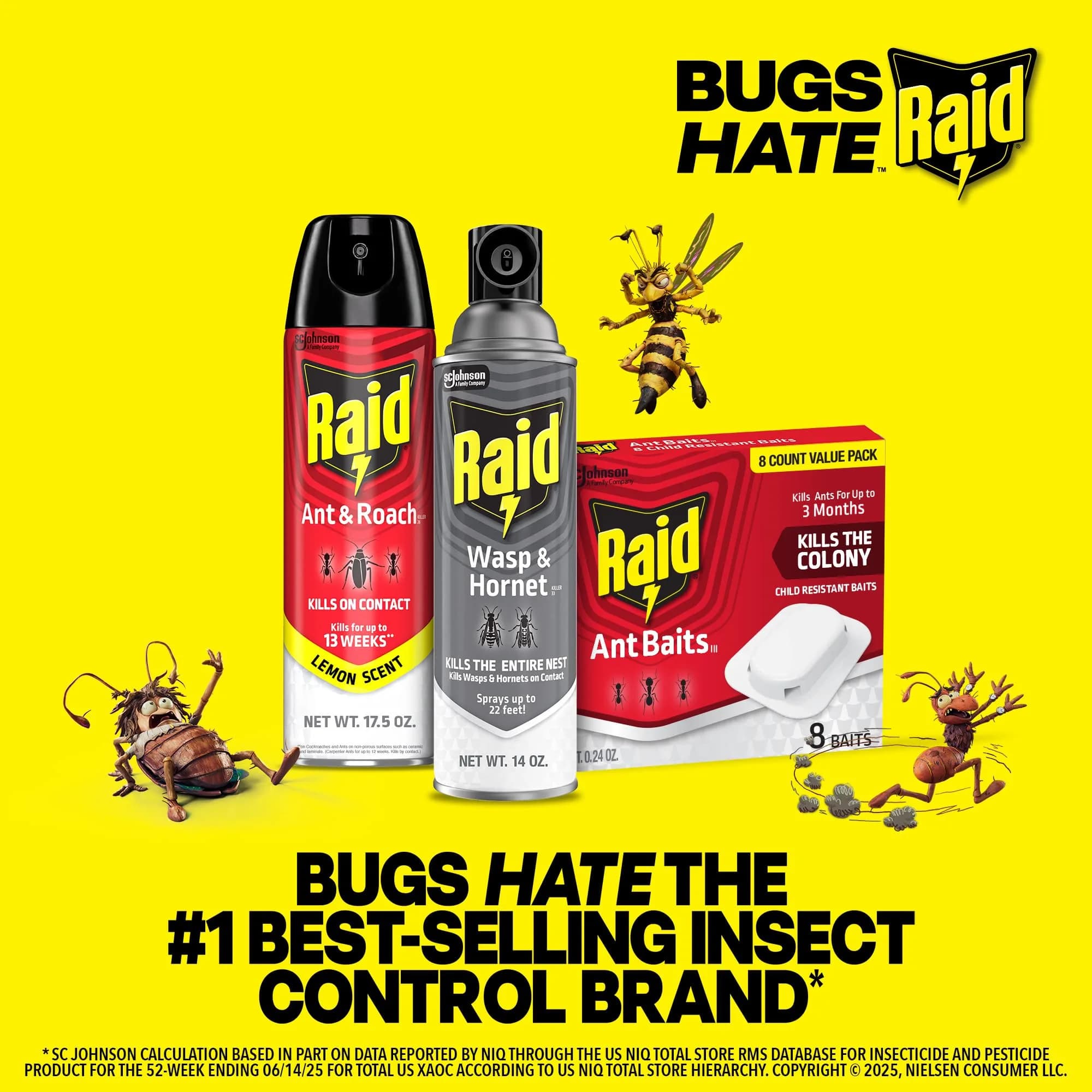 Raid Ant Killer Baits, Child Resistant, 8 Count | Kills Ants Where They Hide - view 9