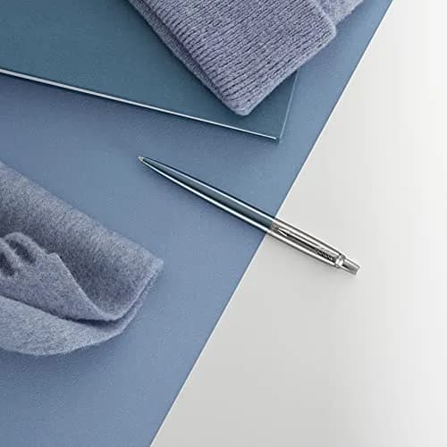 Parker Jotter Ballpoint Pen Waterloo Blue | Smooth, Medium Point, Gift Box thumbnail 2