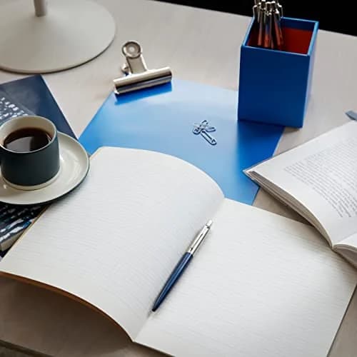 Parker Jotter Ballpoint Pen Royal Blue | Medium Point Blue Ink Gift Box (1953186) | Iconic Design thumbnail 5