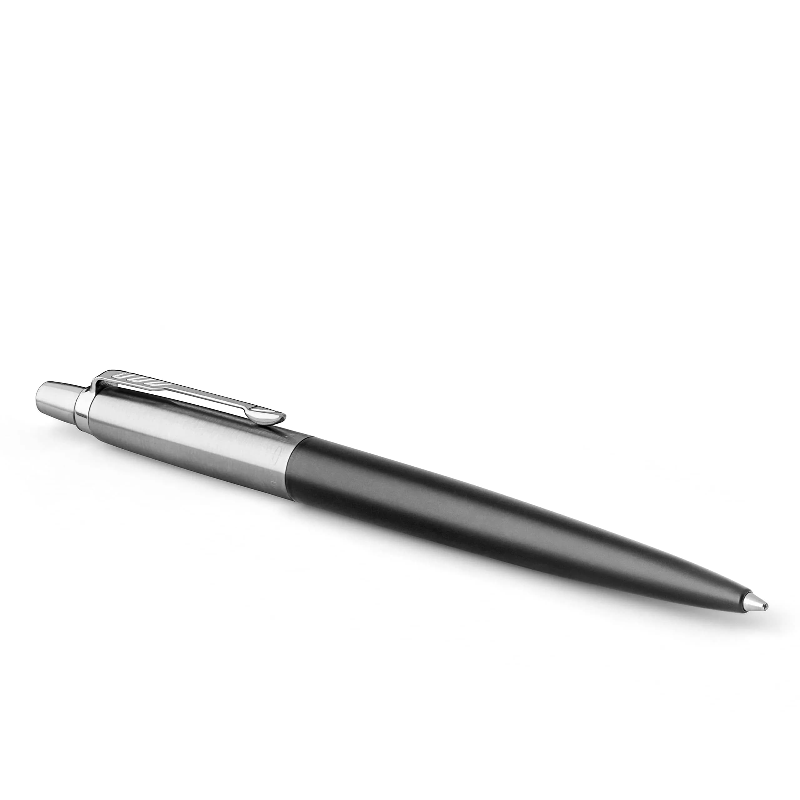 Parker Jotter Ballpoint Pen Royal Blue | Medium Point Blue Ink Gift Box (1953186) | Iconic Design — Bond Street Black
