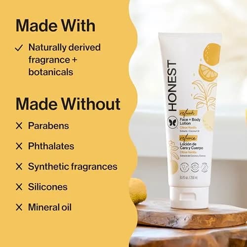 The Honest Company Body Lotion Citrus Vanilla Refresh 251ml (8.5 fl oz) | Hypoallergenic & Dermatologist Tested thumbnail 4