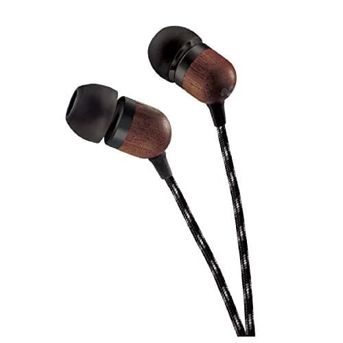 House of Marley Smile Jamaica Wired Earbuds with Mic, Noise-Isolating In-Ear Headphones, 9mm Dynamic Drivers, 3.5mm Jack Sustainable (Signature Black) thumbnail 5