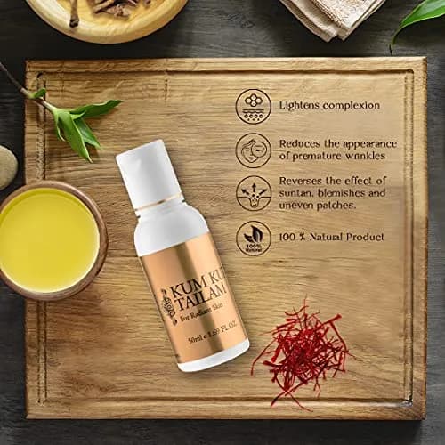 Trichup Kum Kumadi Tailam Oil for Blemishes & Scars 50 Ml Pack of 3 | Supports Skin Radiance & Scar Reduction thumbnail 4
