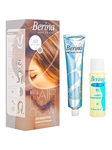Berina Hair Color Cream Purple Violet # A6 | Permanent Hair Dye for Vibrant Purple (60g) thumbnail 2