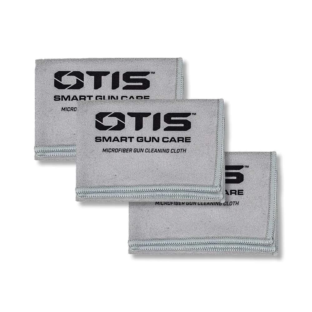 Otis Technology Microfiber Gun Cloth 3 Pack | Essential for Firearms, Optics, and Tools