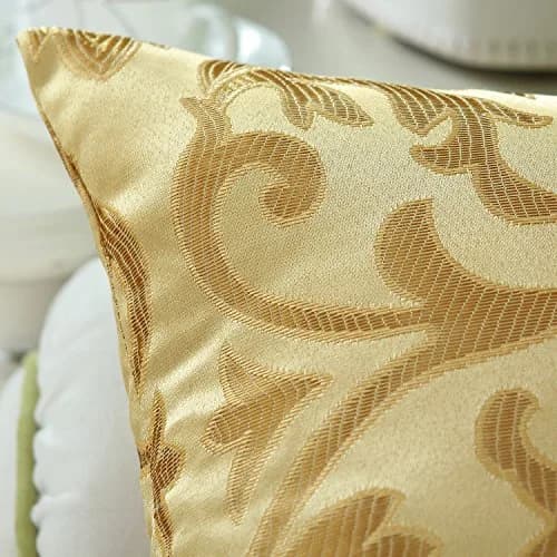 CaliTime Decorative Couch Throw Pillow Covers 18 x 18 Inches | Vintage Floral Solid Color with Hidden Zipper (70-120 chars) thumbnail 4