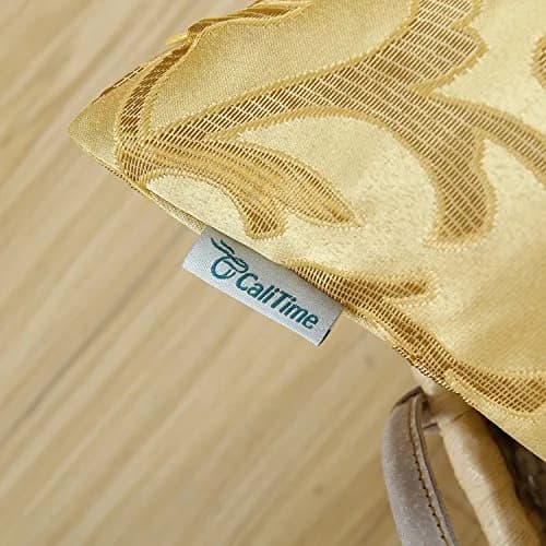 CaliTime Decorative Couch Throw Pillow Covers 18 x 18 Inches | Vintage Floral Solid Color with Hidden Zipper (70-120 chars) thumbnail 5