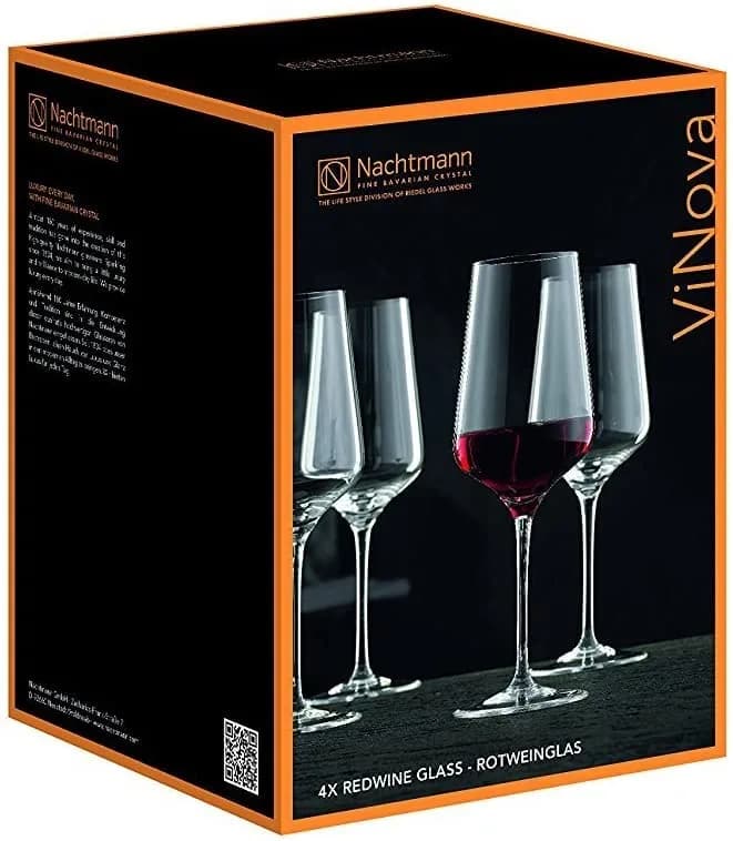 Nachtmann ViNova Collection Red Wine Magnum Glass, Set of 4, 23-Oz | Elegant Bordeaux Glass for Wine Enthusiasts thumbnail 5