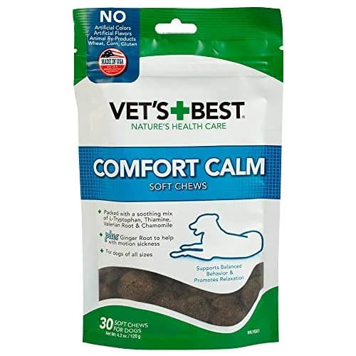 Vet's Best Comfort Calm Soft Chews for Dogs | Relaxation & Stress Support, 30 Day Supply thumbnail 1