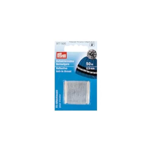 Prym Reflective Knit-in Thread 0.5mm | Polyester Blend, Multi-Colour, 50m thumbnail 1
