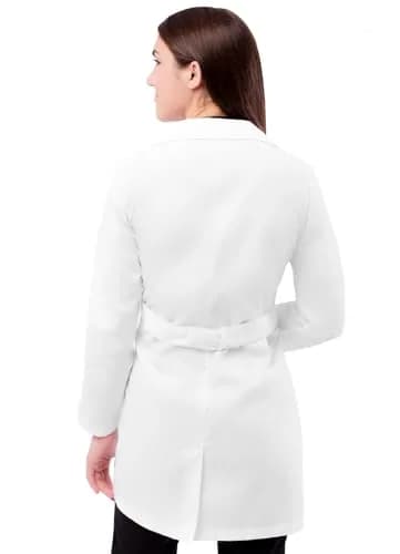 ADAR Medical Uniforms Women's Lab Coat Belted 33" White 3X | Professional Medical Wear thumbnail 3
