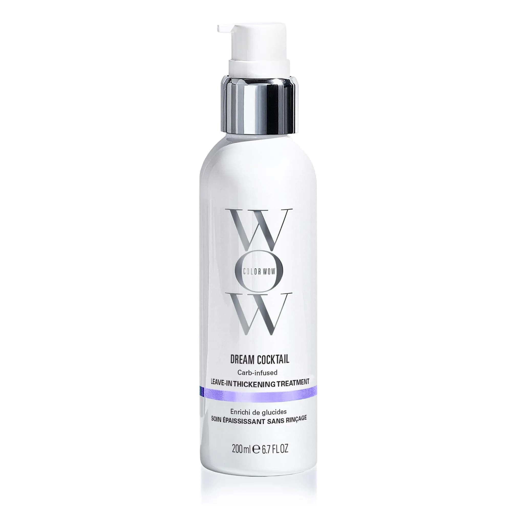 COLOR WOW Dream Cocktail Carb – Carb Infused Thickening Leave-In Treatment 6.7 Fl Oz | Supports Fuller Hair with Heat Activation — Carb