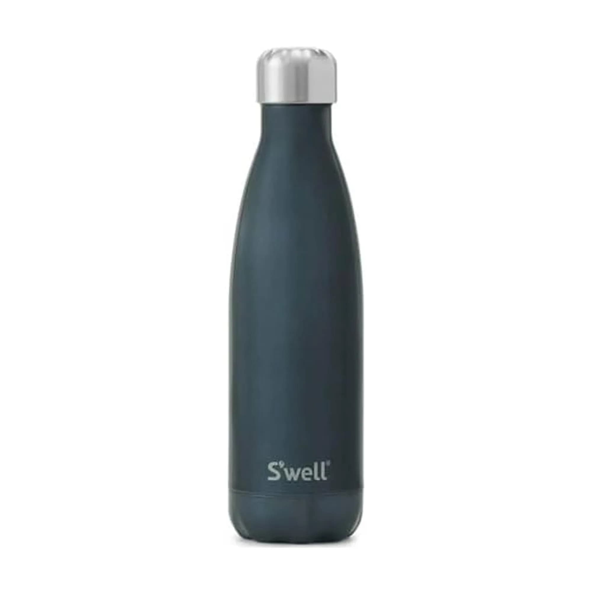S'well Stainless Steel Water Bottle 17 oz Blue Suede | Keeps Drinks Cold 36h & Hot 18h, Triple-Layer Vacuum Insulation, Travel & Commuting - main product image