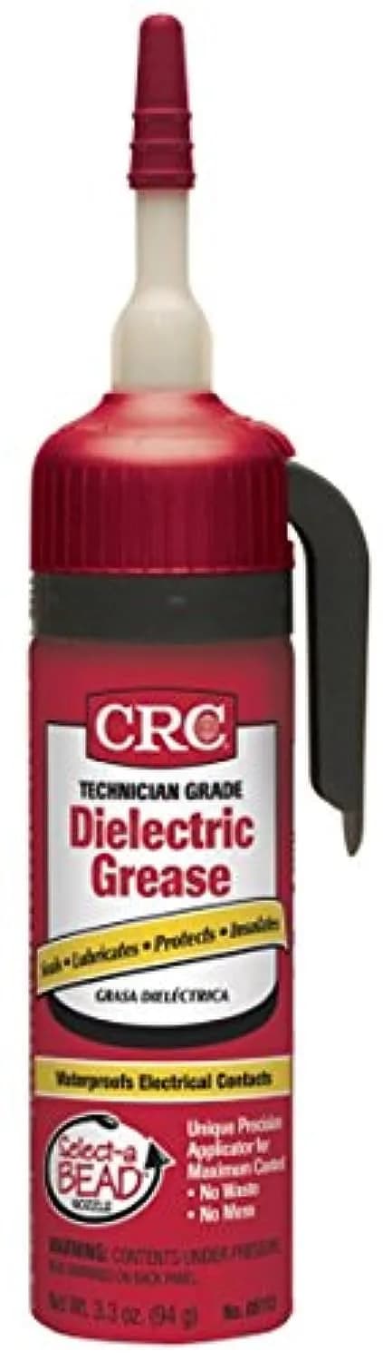 CRC Industries Di-Electric Grease 94.4 ml (3.3 Oz) | Protects Electrical Connections — 3 Wt Oz