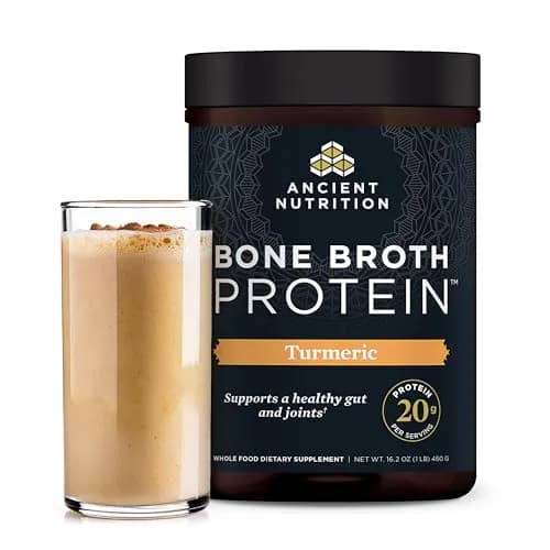 Ancient Nutrition Bone Broth Protein Powder, Savory Turmeric | Supports Joint & Gut Health thumbnail 1
