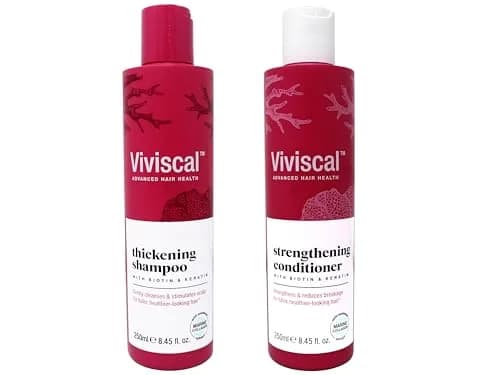 Viviscal Gorgeous Growth Densifying Shampoo and Strengthening Conditioner Set 250ml (8.45 Fl Oz Each) | Promotes Fuller, Healthier-Looking Hair thumbnail 1