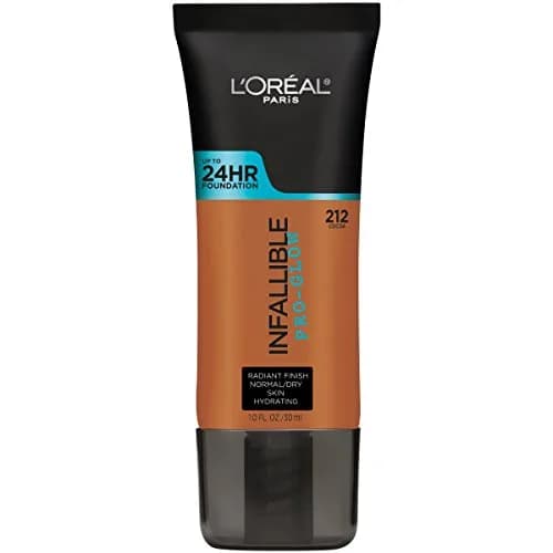 L'Oreal Paris Infallible Pro Glow Foundation 30ml | Hydrating, Longwear, SPF 20, Cocoa thumbnail 1