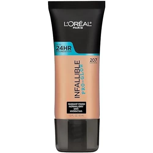 L'Oreal Paris Infallible Pro Glow Foundation 30ml | Hydrating, Longwear, SPF 15, Sand Beige thumbnail 1